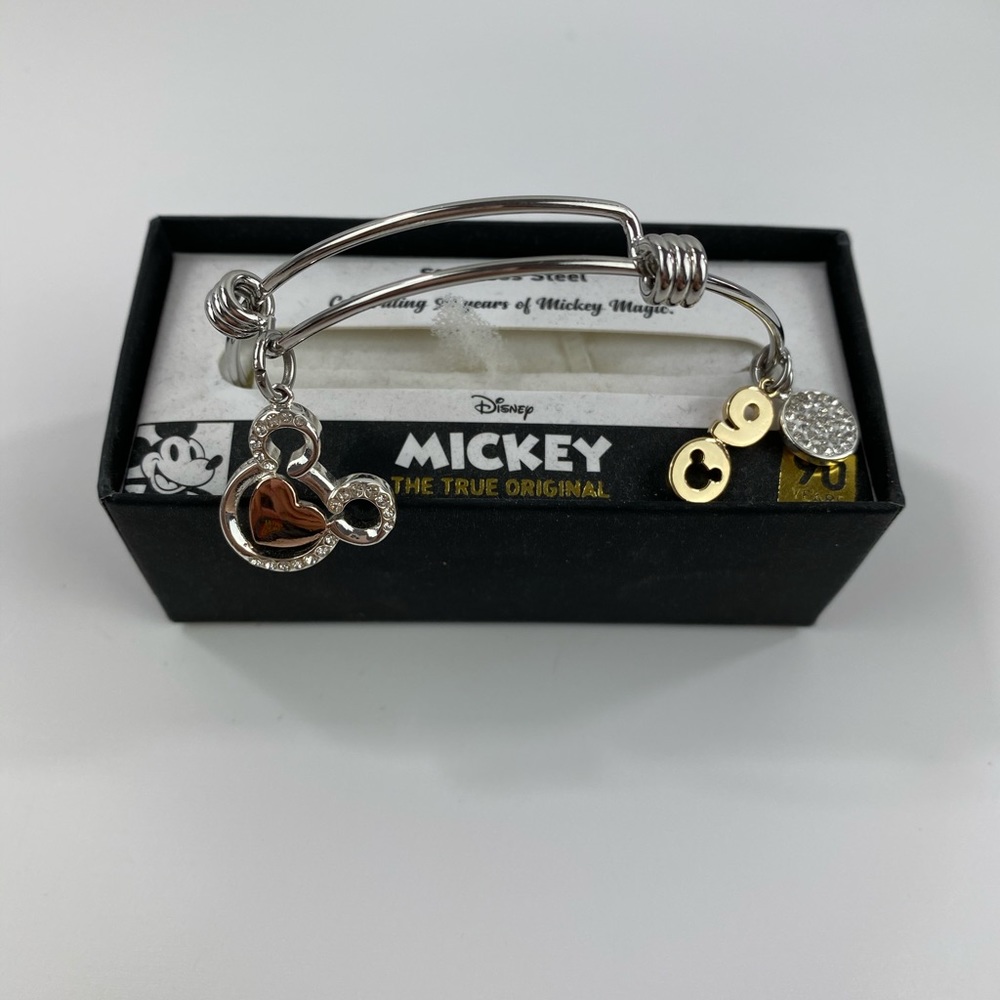 Disney Mickey Stainless Steel Bracelet NWT $60